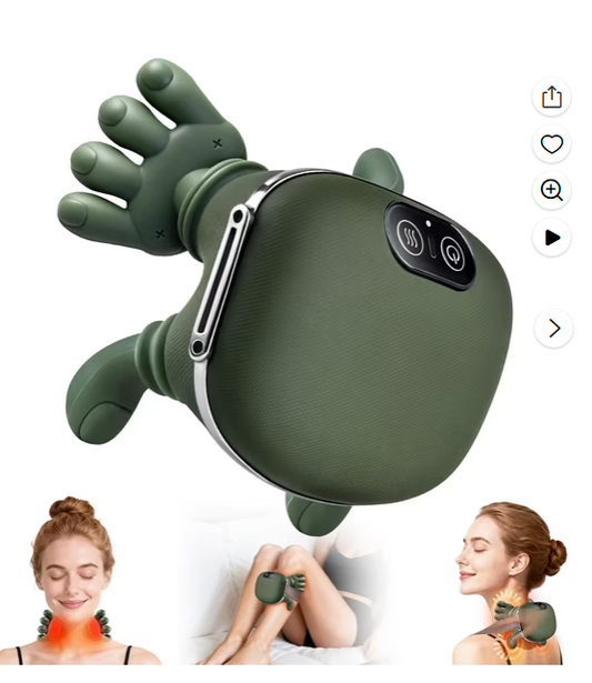 Neck Massager with Heat for Pain Relief deep Tissue,Shoulder & Back Massager,masajeador de espalda y Cuello shiatsu Neck and Back Massager
