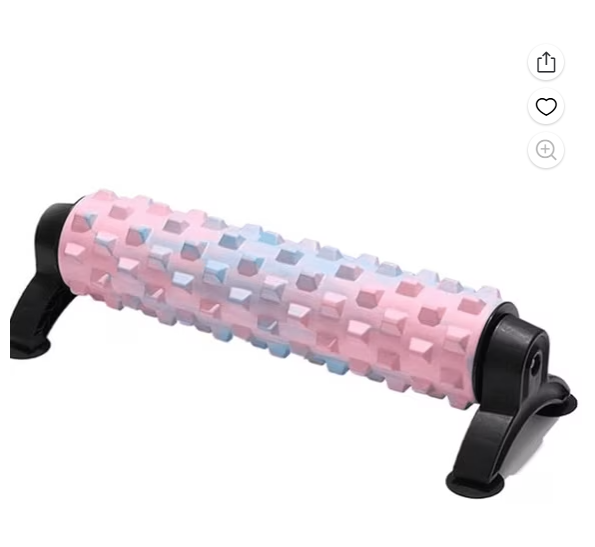 Foam Roller- Medium Density Deep Tissue Massager for Muscle Massage and Myofascial Trigger Point Release Suction Cup Solid Foam Shaft