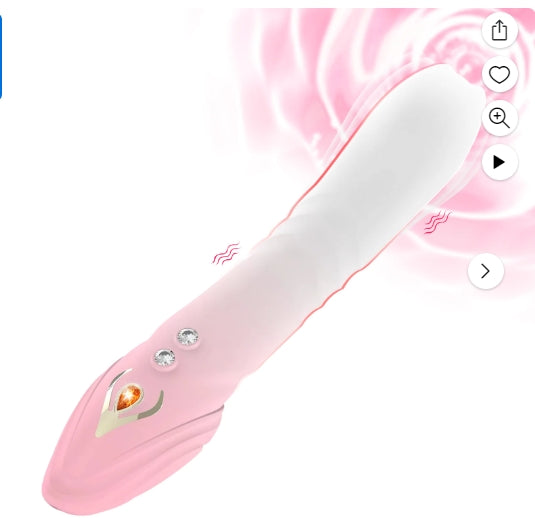Vibrator Thrusting Dildo for Women - G Spot Vibrator Stimulator Sex Toys Dildos Vibrator with 10 Vibration & 3 Thrusting Modes,Adult Thrusting Dildo and Rabbit Vibrators Adult Sex Toy for Women and Co